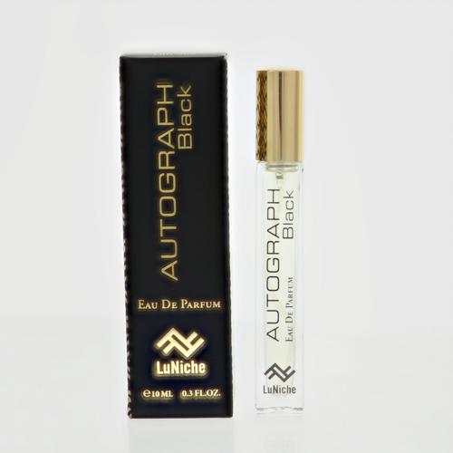 Autograph Black Cologne By Luniche 0.3 Oz Eau De Parfum Spray For Men In Mini